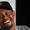 LA JOLLA, CA - JANUARY 25:  Tiger Woods speaks to media during a press conference at Farmers Insurance Open Preview Day 3 at Torrey Pines Golf Course on January 25, 2017 in La Jolla, California. (Photo by Donald Miralle/Getty Images) ORG XMIT: 686966507 ORIG FILE ID: 632708454
