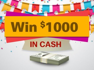 $1000 Cash January 2017 sweepstakes